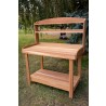 All Things Cedar Potting Bench - Lifestyle