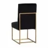 Sunpan Joyce Dining Chair in Cube Black - Back Side Angle - Sunpan Joyce Dining Chair in Cube Black - Back Side Angle