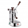 La Pavoni Professional Espresso Machine Chrome with Wood PCW-16 - La Pavoni Professional Espresso Machine Chrome with Wood PCW-16