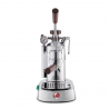 La Pavoni Professional Espresso Machine Chrome with Wood PCW-16 Front - La Pavoni Professional Espresso Machine Chrome with Wood PCW-16 Front