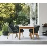 Cane-Line Grace Dining Table, 95" x 39", Incl. Teak Table image 2 - Cane-Line Grace Dining Table, 95" x 39", Incl. Teak Table image 2