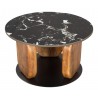 Pemba Coffee Table Multicolor - Angled Top