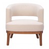 Penryn Accent Chair in Beige - Front View