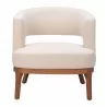 Penryn Accent Chair in Beige - Front View - Penryn Accent Chair in Beige - Front View