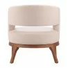 Penryn Accent Chair in Beige - Back - Penryn Accent Chair in Beige - Back