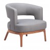 Penryn Accent Chair in Slate Gray - Angled 1