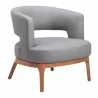 Penryn Accent Chair in Slate Gray - Angled 1 - Penryn Accent Chair in Slate Gray - Angled 1
