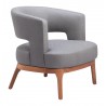 Penryn Accent Chair in Slate Gray - Angled 2