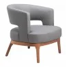 Penryn Accent Chair in Slate Gray - Angled 2 - Penryn Accent Chair in Slate Gray - Angled 2