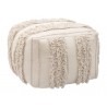 Peru Ottoman in Beige- Front view 2