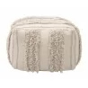 Peru Ottoman in Beige- Front view 3 - Peru Ottoman in Beige- Front view 3