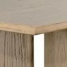 Sunpan Giulietta Dining Table Rectangular 90.5'' in Weathered Oak - Closeup Top Angle - Sunpan Giulietta Dining Table Rectangular 90.5'' in Weathered Oak - Closeup Top Angle