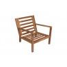 Coastal Wooden Club Chair - Without Cushions
