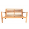Royal Teak Coastal Wooden Love-Seat / 2-Seater - No cushion