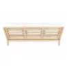 Royal Teak Coastal Wooden Sofa 3-Seater - White - Back - Royal Teak Coastal Wooden Sofa 3-Seater - White - Back