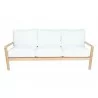 Royal Teak Coastal Wooden Sofa 3-Seater - Royal Teak Coastal Wooden Sofa 3-Seater - White - Royal Teak Coastal Wooden Sofa 3-Seater - Royal Teak Coastal Wooden Sofa 3-Seater - White