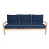 Royal Teak Coastal Wooden Sofa 3-Seater - Navy