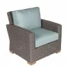 Sanibel Wicker Club Chair - Spa - Sanibel Wicker Club Chair - Spa