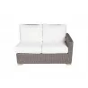 Royal Teak Sanibel Wicker 2-Seater Arm Left - Royal Teak Sanibel Wicker 2-Seater Arm Left