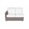 Royal Teak Sanibel Wicker 2-Seater Arm Right - Royal Teak Sanibel Wicker 2-Seater Arm Right
