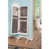 Bekki Jewelry Armoire Cheval Mirror - Open - Bekki Jewelry Armoire Cheval Mirror - Open