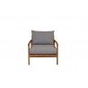 Royal Teak Seville Club Chair with Granite Cushions