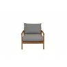 Royal Teak Seville Club Chair with Granite Cushions - Royal Teak Seville Club Chair with Granite Cushions