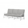 Bristol Sofa in Canvas Granite w/ Self Welt - Front Side Angle