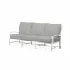 Bristol Sofa in Canvas Granite w/ Self Welt - Front Side Angle - Bristol Sofa in Canvas Granite w/ Self Welt - Front Side Angle
