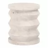 Essentials For Living Pier Accent Table in White Wash Pine - Front - Essentials For Living Pier Accent Table in White Wash Pine - Front