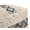 Pisco Ottoman in Beige & Black- Details 2