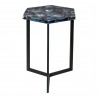 Moe's Home Collection Hexagon Agate Accent Table - Front Angle