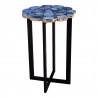 Moe's Home Collection Azul Agate Accent Table - Front Angle