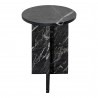 Moe's Home Collection Grace Accent Table in Black Marble - Angle