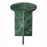 Moe's Home Collection Grace Accent Table in Green Marble - Angle