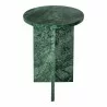 Moe's Home Collection Grace Accent Table in Green Marble - Angle - Moe's Home Collection Grace Accent Table in Green Marble - Angle