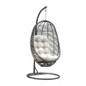 Panama Jack Outdoor Graphite 2-Piece Hanging Chair with Cushion