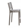 Panama Jack Outdoor Graphite Stackable Barstool 