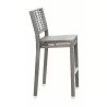 Panama Jack Outdoor Graphite Stackable Barstool  - Panama Jack Outdoor Graphite Stackable Barstool 