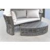 Panama Jack Outdoor Graphite Canopy Daybed with Cushions Full View