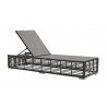Panama Jack Outdoor Graphite Chaise Lounge W/Wheels