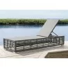 Panama Jack Outdoor Graphite Chaise Lounge W/Wheels Outdoor View - Panama Jack Outdoor Graphite Chaise Lounge W/Wheels Outdoor View