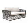 Panama Jack Outdoor Graphite Loveseat with Cushions