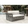 Panama Jack Outdoor Graphite Loveseat with Cushions Outdoor View - Panama Jack Outdoor Graphite Loveseat with Cushions Outdoor View