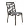 Panama Jack Outdoor Graphite Stackable Side Chair without cushion 