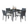 Panama Jack Outdoor Onyx 5-Piece Dining Set with Cushions 002