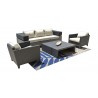 Panama Jack Outdoor Onyx 4-Piece Seating Set with Cushions 002