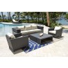 Panama Jack Outdoor Onyx 4-Piece Seating Set with Cushions