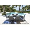 Panama Jack Outdoor Onyx 7-Piece Dining Set with Cushions