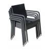 Panama Jack Outdoor Onyx Stackable Armchair Set